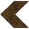 Ekena Millwork 15 3/4"W x 16"H x 3/4"D Vintage Farmhouse 5 1/2" Chevron, Barnwood Decor Collection, Pebble Grey DECR15X16X075CHVPG - alternate 3